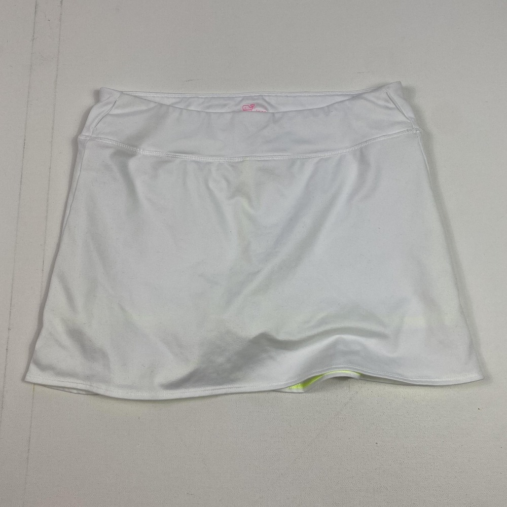 Vineyard Vines Skirt Womens XL White Performance Athletic Tennis Skort Pockets